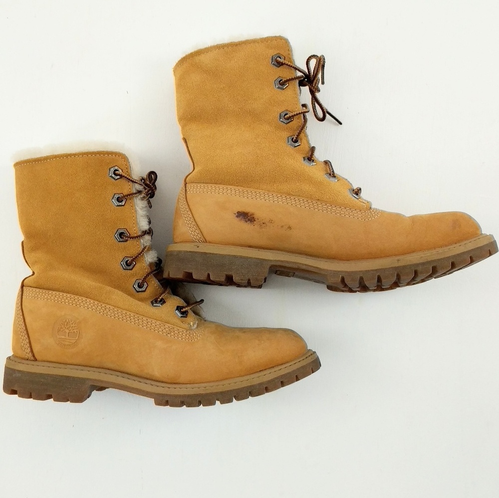 Timberland | Natural Authentic Shearling Fold Down - Picture 5 of 8